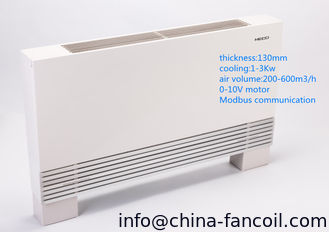 China Slim Thin Vertical Fan Coil Units with DC motor 130mm thickness-500m³/h supplier